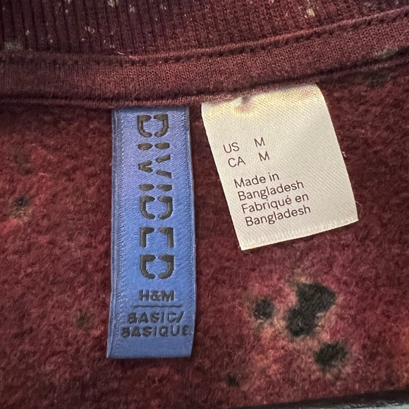 H&M Acid Washed Crewneck - Picture 3 of 3